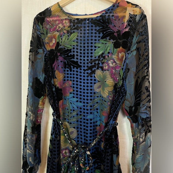 NWT!$598•Johnny Was•Lanai Burnout Pippa Dress With Slip•Sz Large - Picture 7 of 14